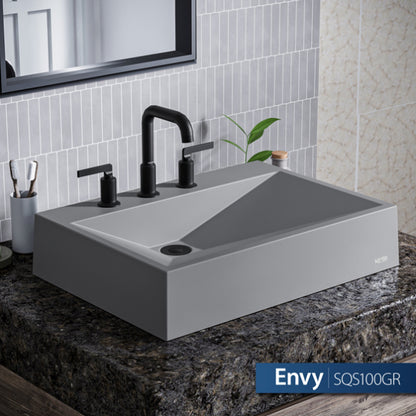 Envy Quartz Composite Vessel Bathroom Sink