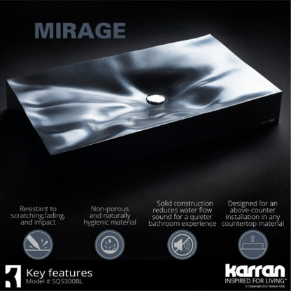 Mirage Quartz Composite Vessel Bathroom Sink