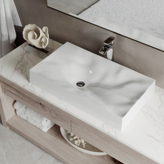 Mirage Quartz Composite Vessel Bathroom Sink