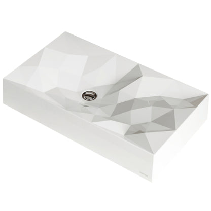 Diamond Quartz Composite Vessel Bathroom Sink