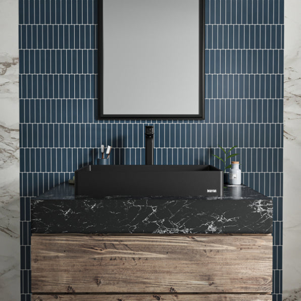 Spark Quartz Composite Vessel Bathroom Sink