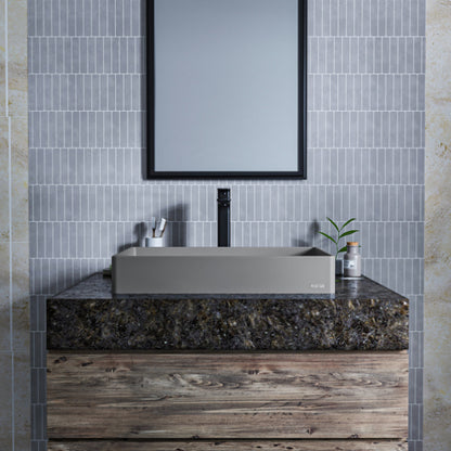 Spark Quartz Composite Vessel Bathroom Sink