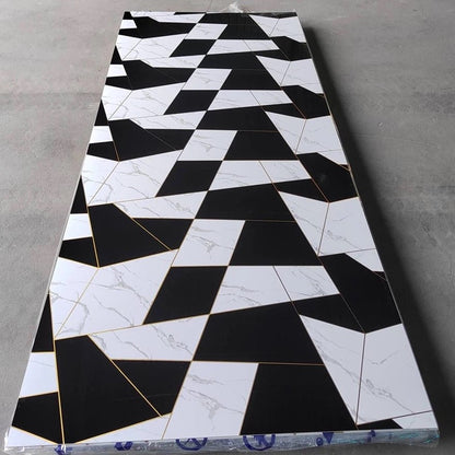 Black & Marble Abstract PVC Shower / Interior Decorative Wall Panel