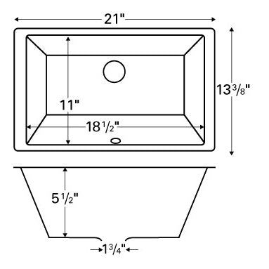 Sydney Vitreous China Undermount Bathroom Sink