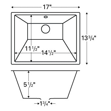 Dubai Vitreous China Undermount Bathroom Sink