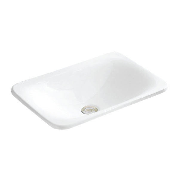 Stockholm Vitreous China Drop-In Bathroom Sink