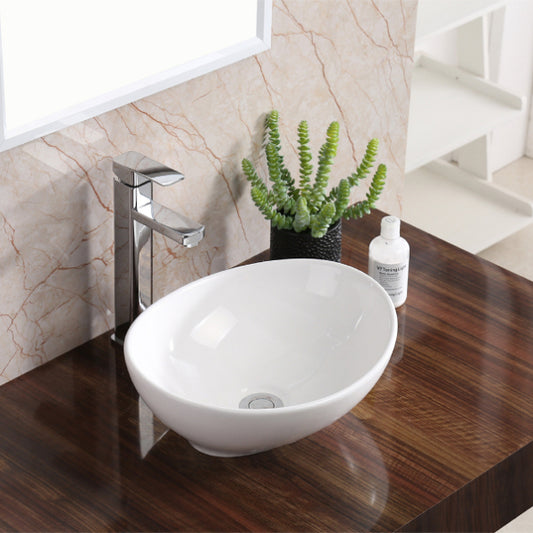 Moscow Vitreous China Vessel Bathroom Sink