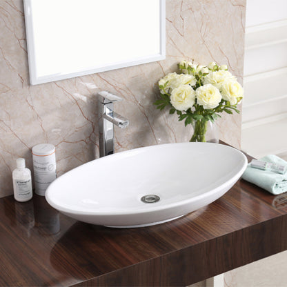 Petersburg Vitreous China Vessel Bathroom Sink