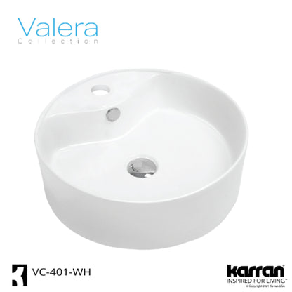 Jakarta Vitreous China Vessel Bathroom Sink