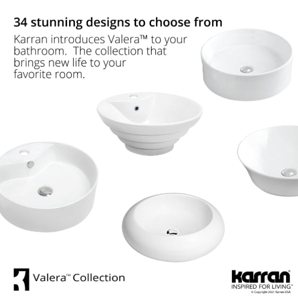 Kent Vitreous China Vessel Bathroom Sink