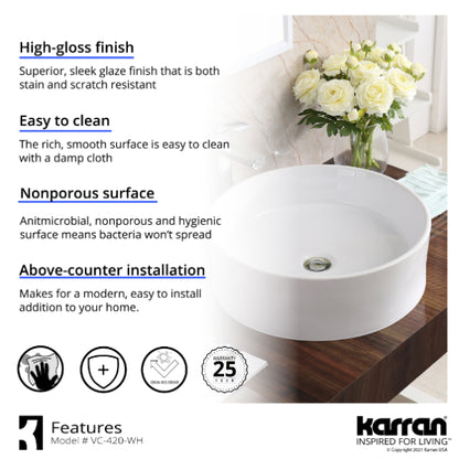 Somerset Vitreous China Vessel Bathroom Sink