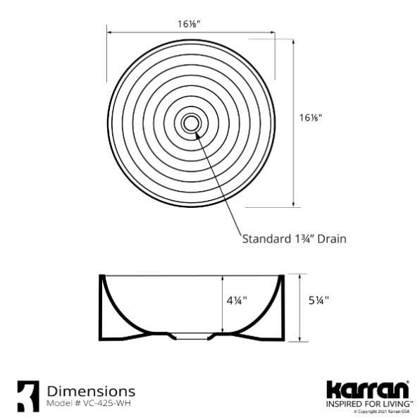 Durham Vitreous China Vessel Bathroom Sink