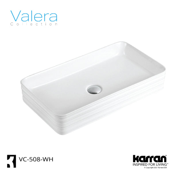 Curie Vitreous China Vessel Bathroom Sink