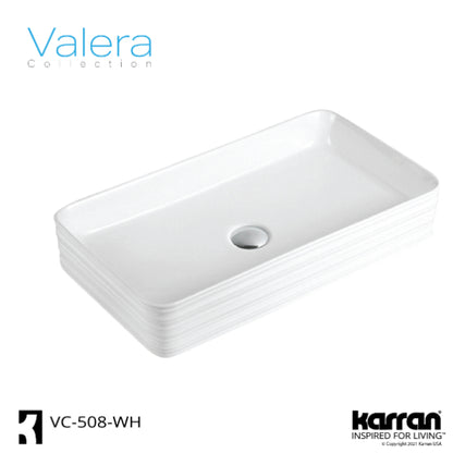 Curie Vitreous China Vessel Bathroom Sink