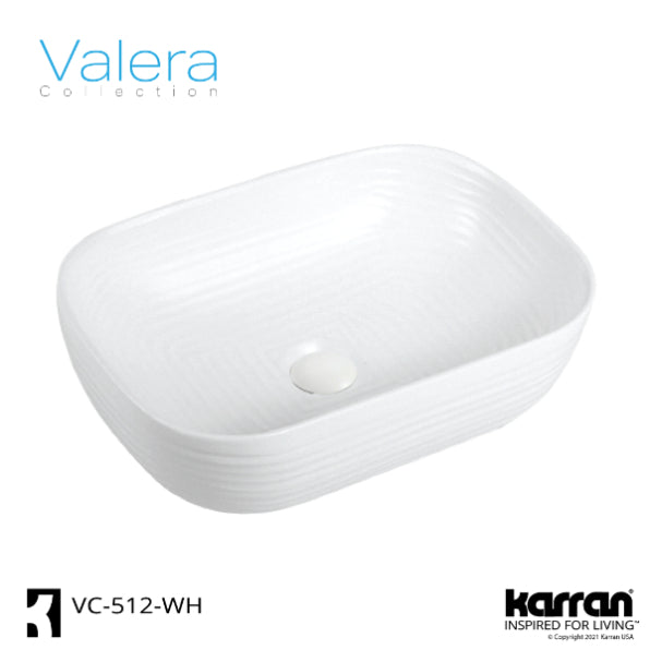 Khalifa Vitreous China Vessel Bathroom Sink