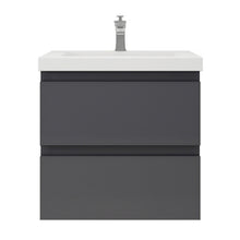 Load image into Gallery viewer, Bohemia Lina 24&quot; Wall Mounted Vanity With Reinforced Acrylic Sink
