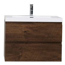 Load image into Gallery viewer, Bohemia Lina 30&quot; Wall Mounted Vanity With Reinforced Acrylic Sink
