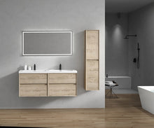 Load image into Gallery viewer, Kingdee 60&quot; Wall Mounted  Vanity With Acrylic Top Double Sink
