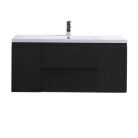 Bohemia Lina 48" Wall Mounted Bathroom Vanity with Reinforced Acrylic Sink