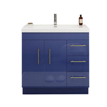 Load image into Gallery viewer, Elsa 36&quot; Freestanding Vanity With Reinforced Acrylic Sink
