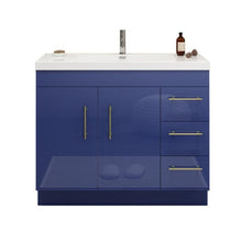 Load image into Gallery viewer, Elsa 42&quot; Freestanding Vanity With Reinforced Acrylic Sink
