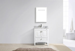 Castillo 30" Freestanding Vanity With Quartz Top And Ceramic Sink