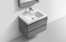 Load image into Gallery viewer, Angel 30&quot; Wall Mounted Vanity With A Integrated Sink
