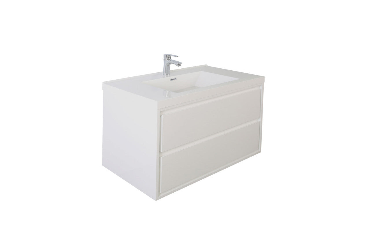 Sage 42" Wall Mounted Bathroom Vanity