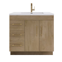 Load image into Gallery viewer, Elsa 36&quot; Freestanding Vanity With Reinforced Acrylic Sink
