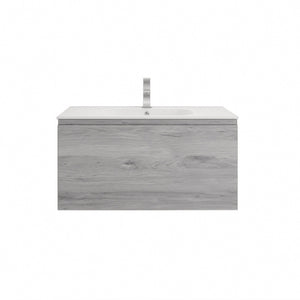 Aipo 36" Wall Mounted Vanity With Reinforced Acrylic Sink