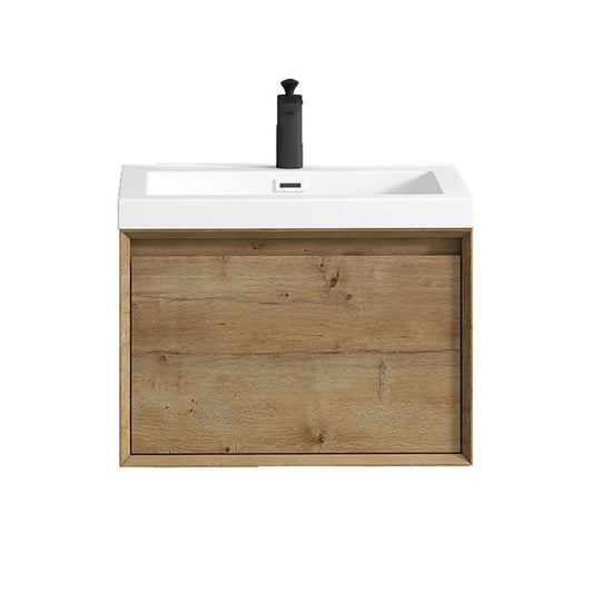 Bella 24" Wall Mounted Bathroom Vanity with Reinforced Acrylic Integrated Sink Top