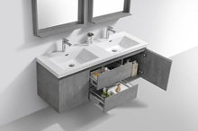 Load image into Gallery viewer, Angel 60&quot; Wall Mounted  Vanity With A Integrated Single Sink / Double Sink
