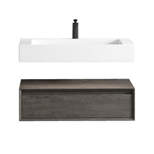 Load image into Gallery viewer, Alysa 36&quot; Wall Mounted Vanity With Acrylic Sink
