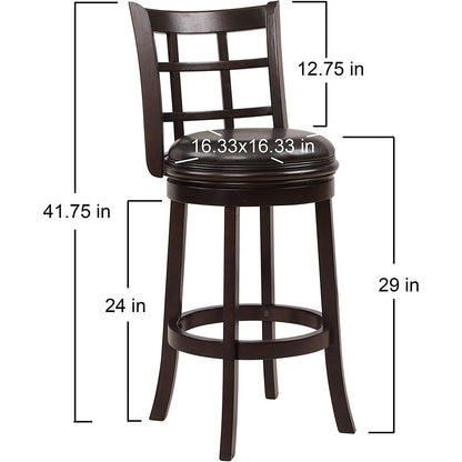 ACBS35 Wood Swivel Barstool 1 Per Box