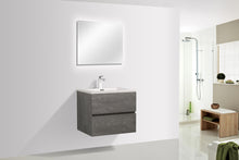 Load image into Gallery viewer, Eddy 24&quot; Wall Mounted Vanity with Integrated Sink Top
