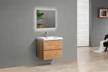 Load image into Gallery viewer, Angel 24&quot; Wall Mounted Modern Bathroom Vanity With Reinforced Acrylic Sink
