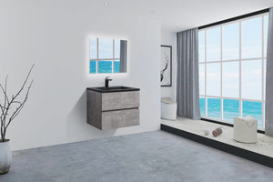 Eddy 24" Wall Mounted Vanity with Integrated Sink Top