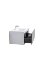 Load image into Gallery viewer, Furla 36&quot; Wall Mounted Vanity with White Reinforced Acrylic Sink
