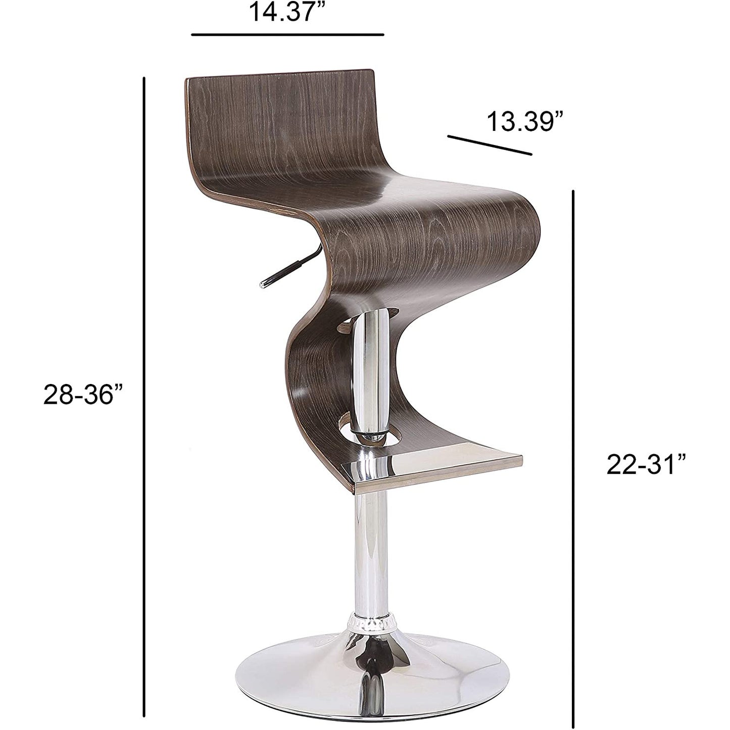 ACBS12 Swivel Barstool 1 Per Box