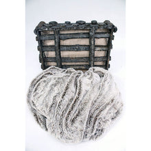 Load image into Gallery viewer, Faux Grey Fur With Brown Highlights With Fleece Back Throw Blanket
