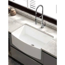 Load image into Gallery viewer, Jamie 33&quot; Porcelain Apron Kitchen Sink
