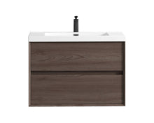 Load image into Gallery viewer, Kingdee 36&quot; Wall Mounted Vanity With Acrylic Top
