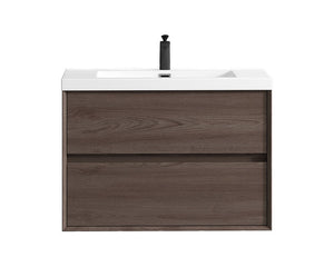 Kingdee 36" Wall Mounted Vanity With Acrylic Top