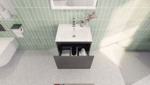 Load image into Gallery viewer, Aipo 24&quot; Wall Mounted Vanity With Reinforced Acrylic Sink
