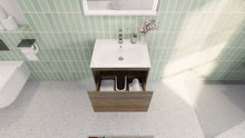 Load image into Gallery viewer, Aipo 24&quot; Wall Mounted Vanity With Reinforced Acrylic Sink
