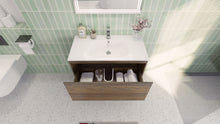 Load image into Gallery viewer, Aipo 36&quot; Wall Mounted Vanity With Reinforced Acrylic Sink

