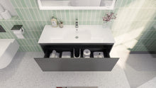Load image into Gallery viewer, Aipo 48&quot; Wall Mounted Vanity With Reinforced Acrylic Sinks
