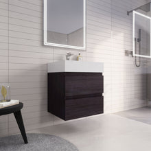 Load image into Gallery viewer, Monterey 24&quot; Wall Mounted Vanity With Reinforced Acrylic Sink
