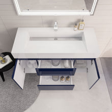 Load image into Gallery viewer, Monterey 48&quot; Wall Mounted Vanity With Reinforced Acrylic Sink
