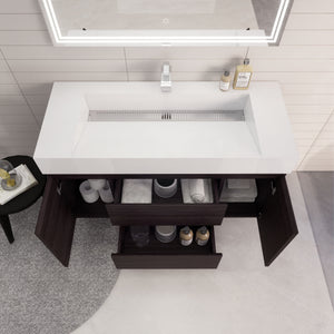 Monterey 48" Wall Mounted Vanity With Reinforced Acrylic Sink